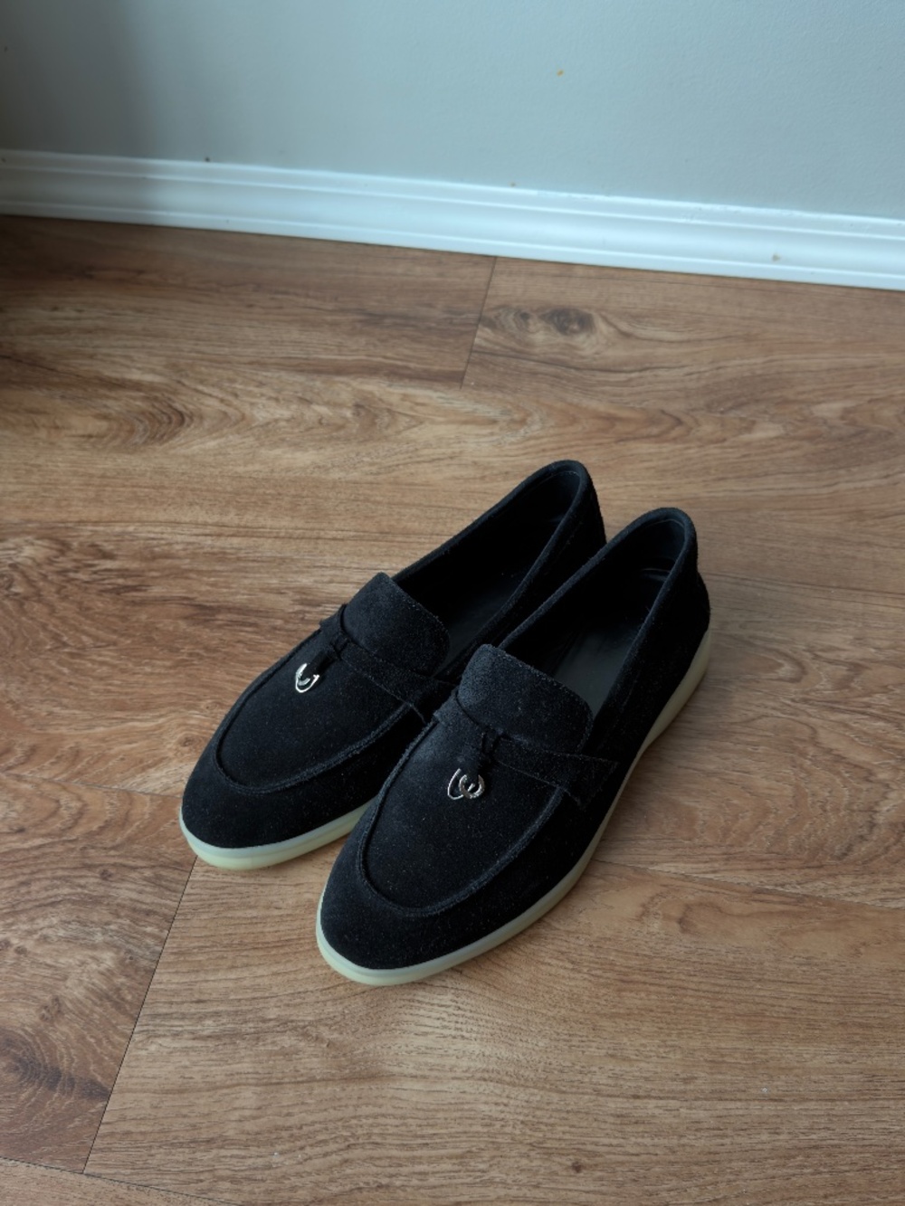 Leather loafers